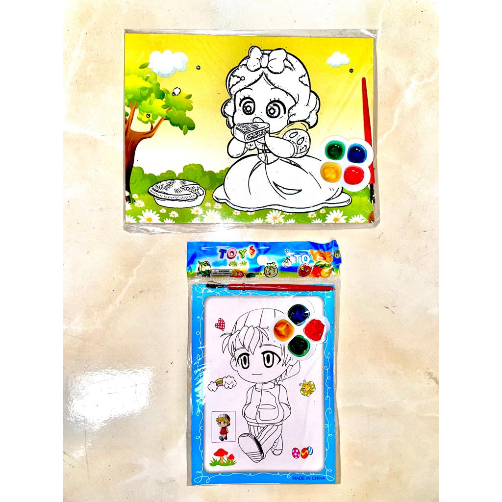 Mainan DIY Melukis Cat Air Anak - Mainan Aktivitas Kertas Melukis