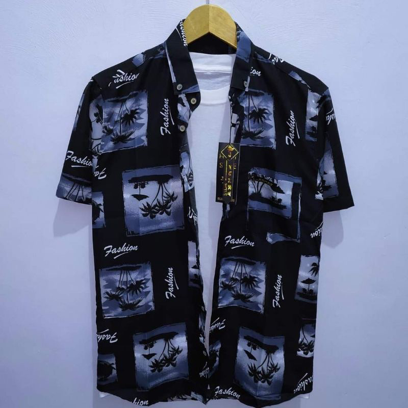Terlaris) Kemeja Surfing Pria Motif Pantai Baju Distro Original Kasual Premium