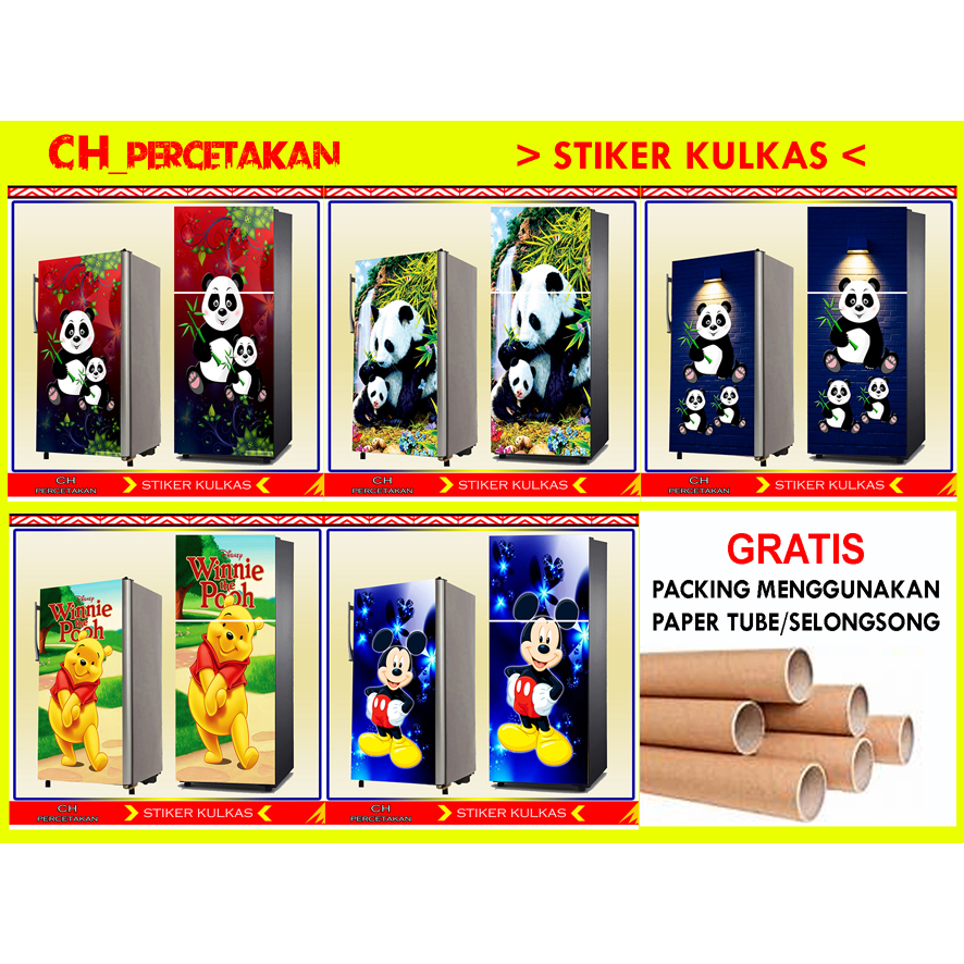 STIKER KULKAS, WALLPAPER KULKAS
