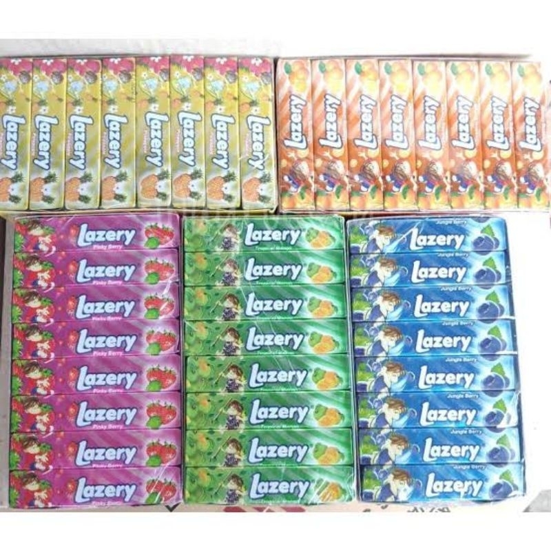 

Permen Lazery Stik Chewy Isi 24 Pcs - Candy Stick