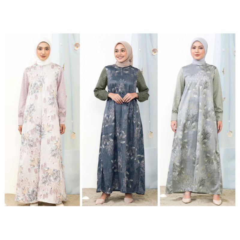 MERMAID UNDER THE SEA DRESS BY GEULIS ID DUSTYPINK