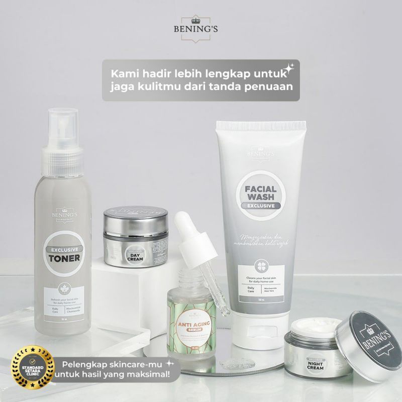 BENING SKINCARE DOCTOR OKY PRATAMA PAKET FLEK EXCLUSIVE DENGAN SERUM | BENING CLINIC | BENING SKINCARE DR OKY PRATAMA