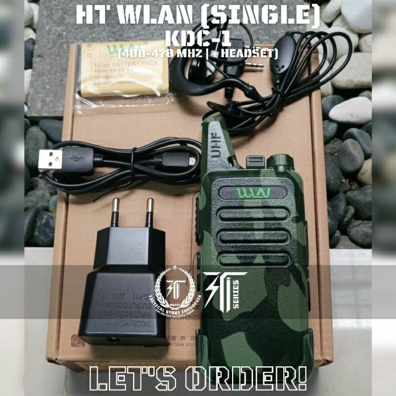 HT WLAN / HANDY TALKIE WLN KD C-1 SINGLE + BONUS HEADSET HT - LORENG