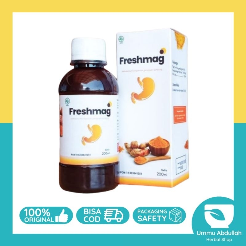 Freshmag ORIGINAL ASLI 100% Herbal Solusi Atasi Maag 200 ml