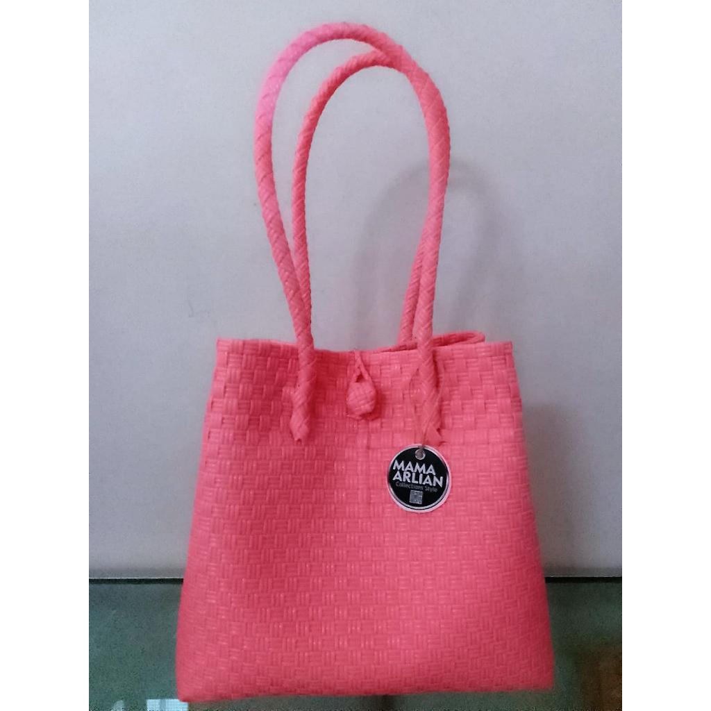 Tas Anyaman Jali Bag Wanita Handmade - Warna Pink Bagus
