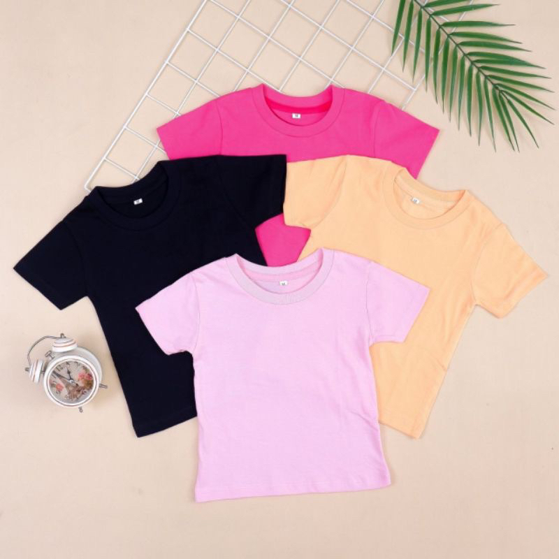 Basic Tee anak | kaos polos anak | kaos polos anak laki laki | kaos polos anak perempuan | baju kaos