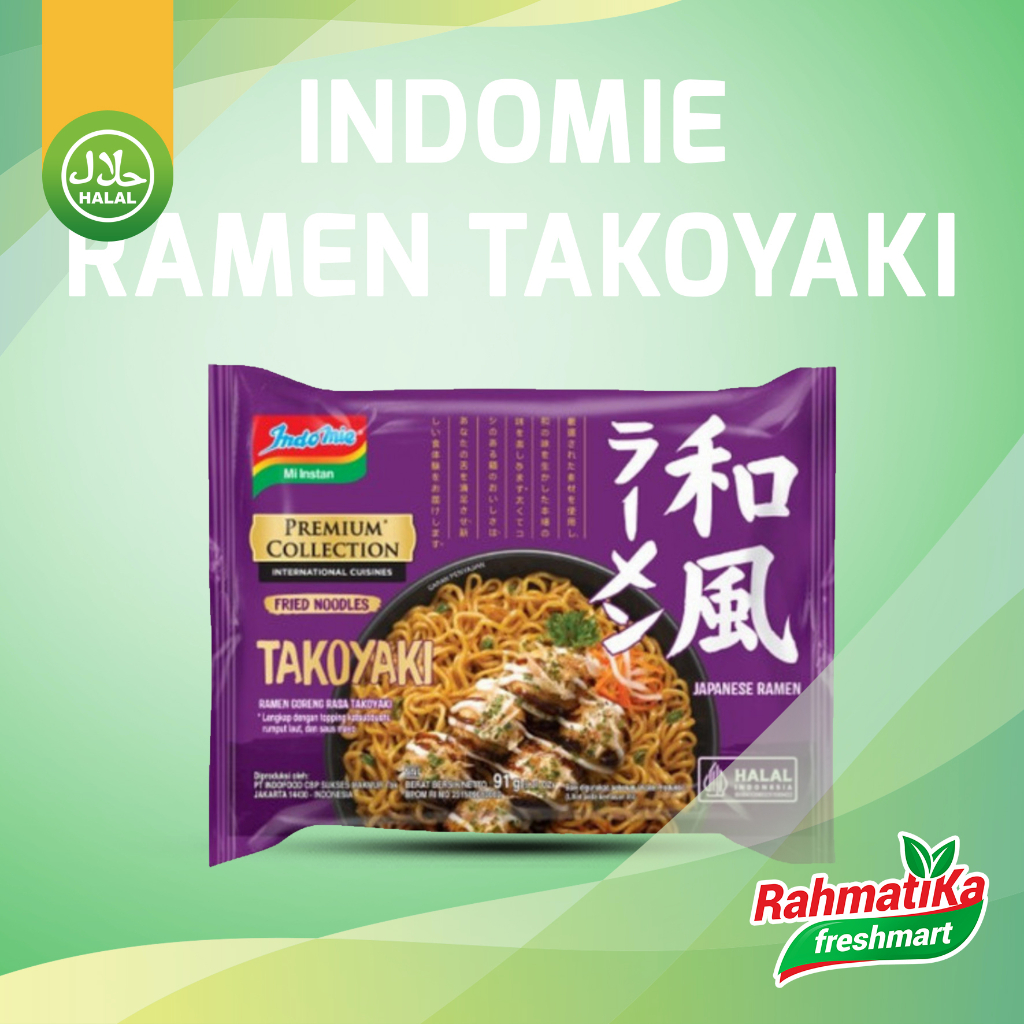 Indomie Mi Instan Japanese Ramen Fried Noodles Takoyaki 1 Pcs