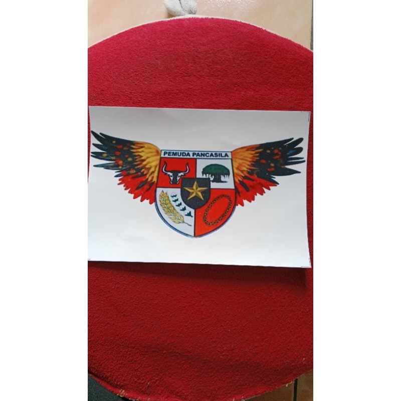 

Stiker Pemuda Pancasila jumbo uk.25x17cm bahan grafTac