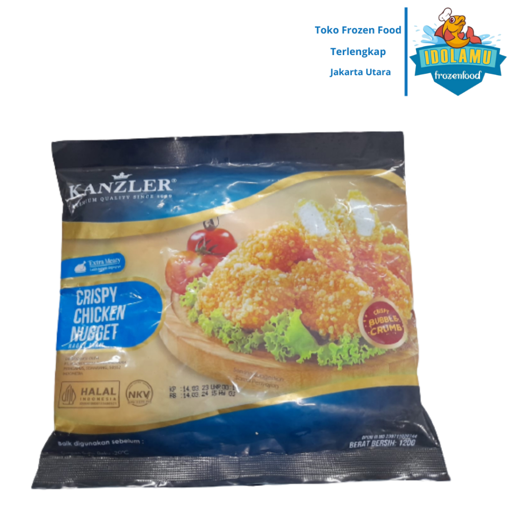 

KANZLER CRISPY CHICKEN NUGGET 120 GR