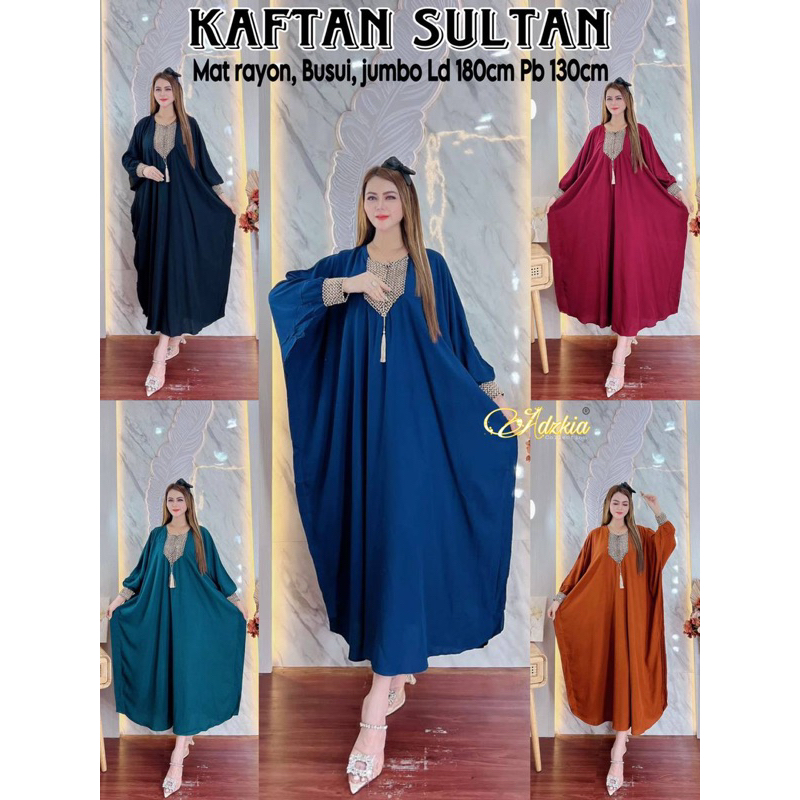 BOOMBASTIS SALE! Daster Arabian Kaftan Sultan Renda Ori