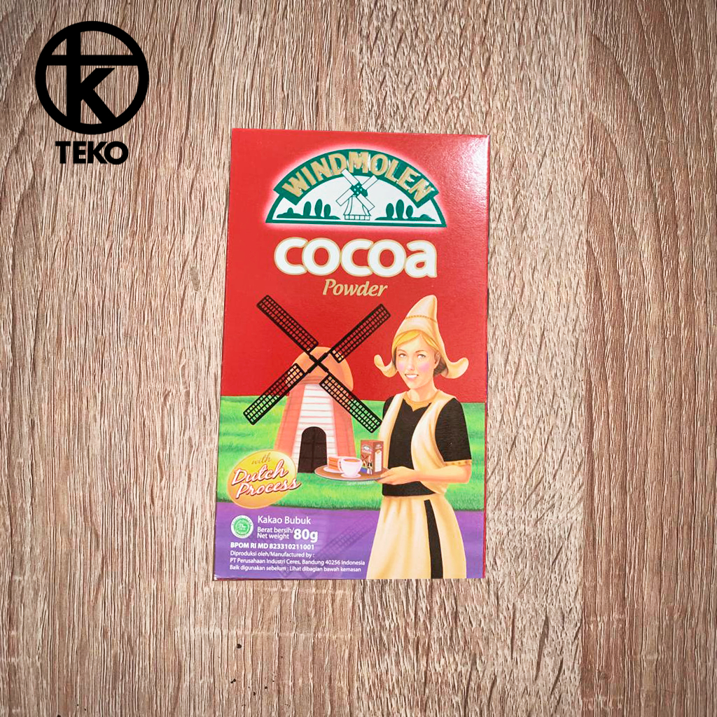 

Windmolen 80 gram Cocoa Powder | Bubuk Cokelat | Bahan Kue | Roti