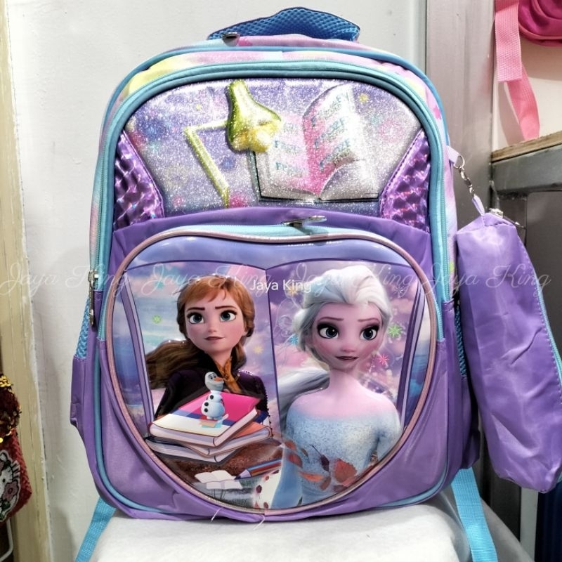 Ransel Batok Import 16 Inch Tas Sekolah Anak Perempuan Sd Tk Karakter Frozen Sofia