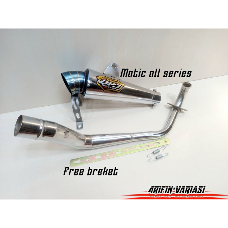 KNALPOT DPJ RACING Knalpot Bobokan Full Sytem Beat Karbu Beat pop Beat Deluxe dll