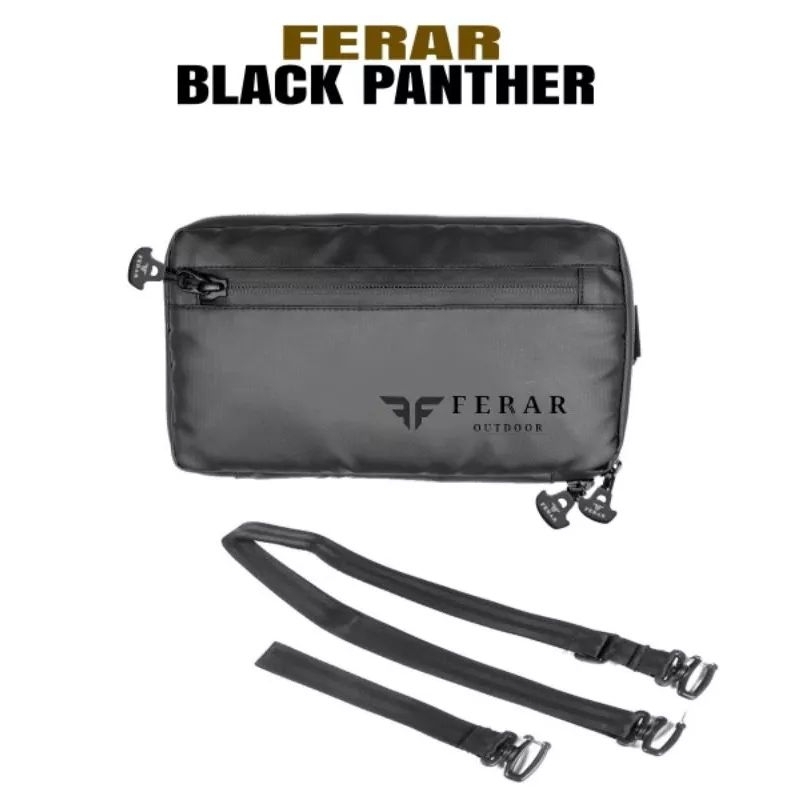 Clucthbag waterproof Ferar Black panther/Tas selempang anti air