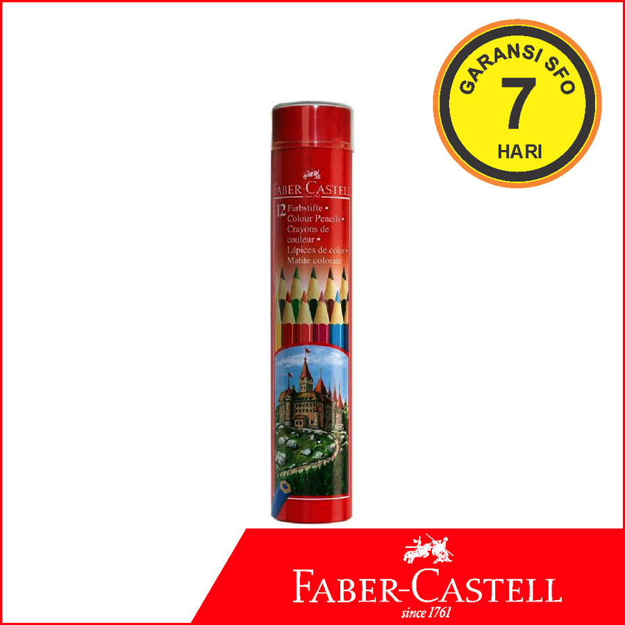 

Pensil Warna Faber Castell Isi 12 Tin - SFO Semarang Official