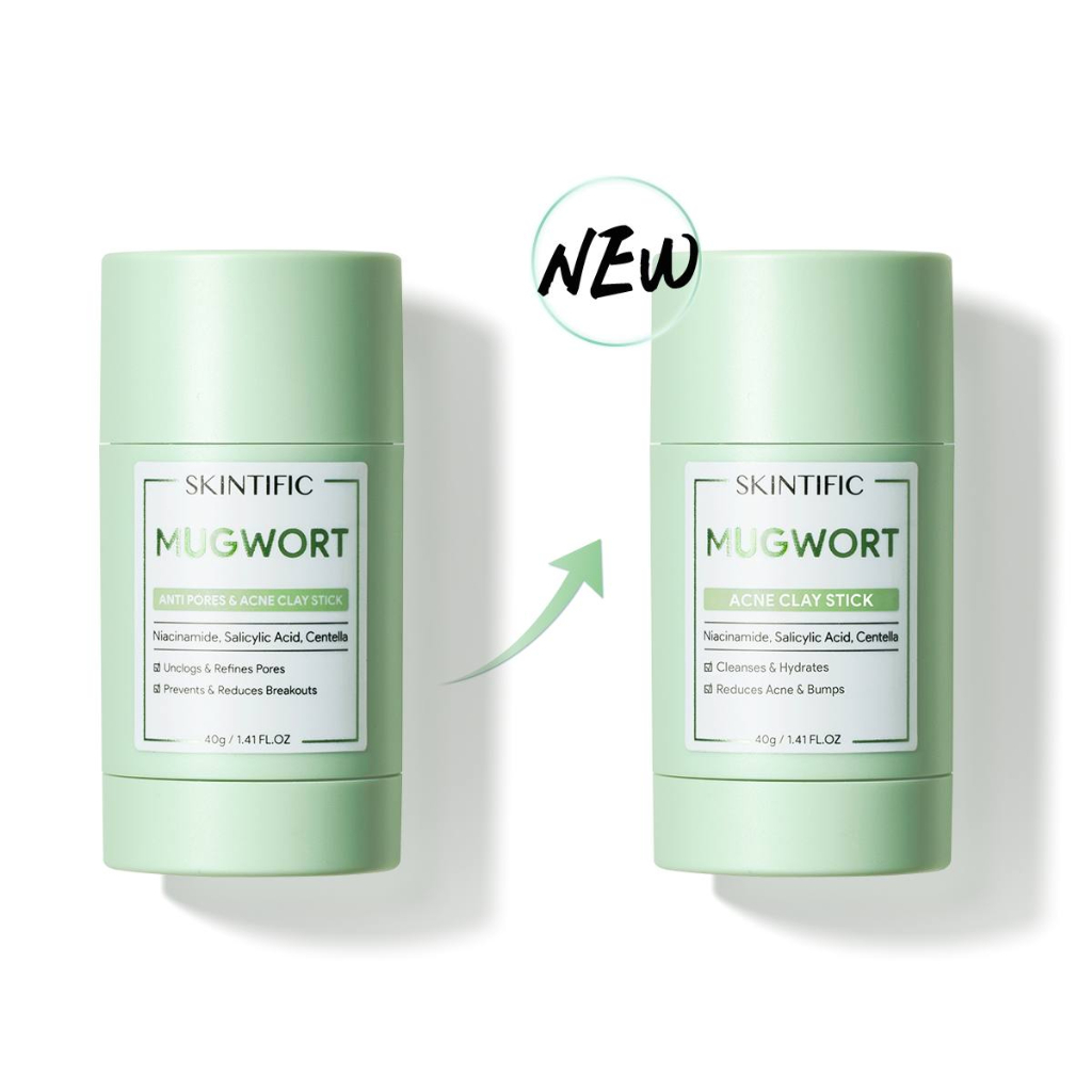 [MS][BPOM] SKINTIFIC MUGWORT STICK ACNE CLAY