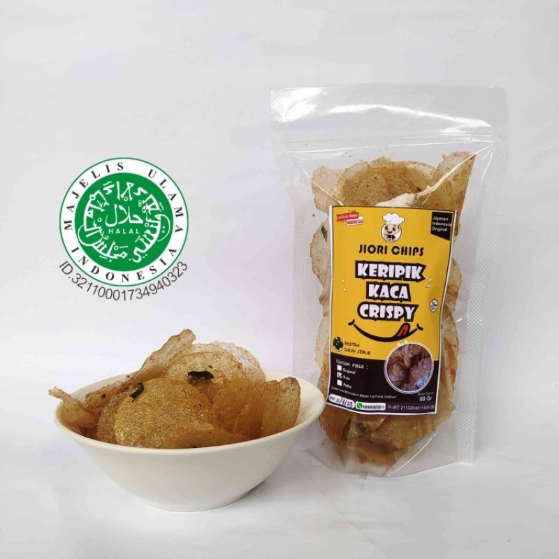 

KERIPIK KACA JIORI CRISPY 60 gr (HALAL MUI)