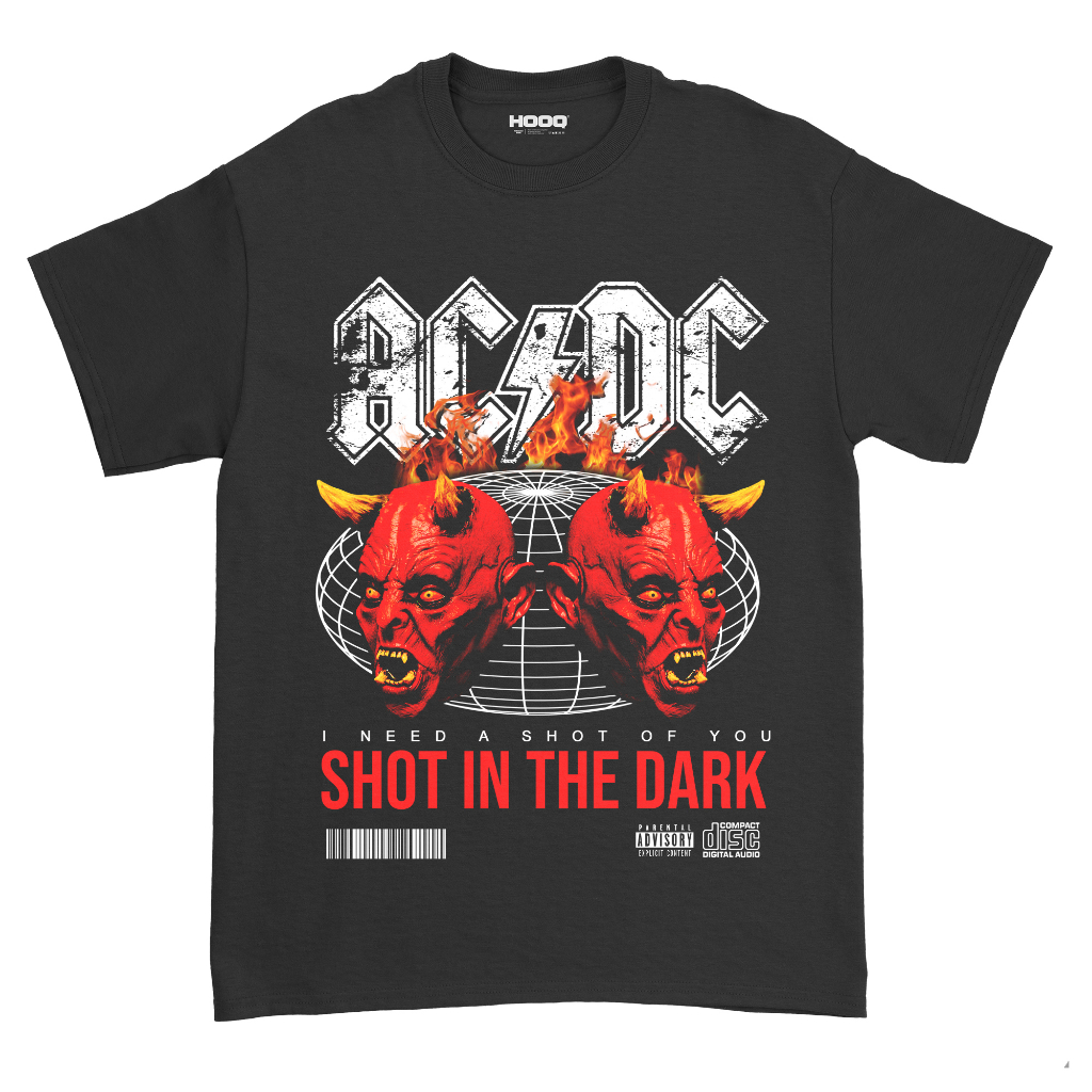 [ORI] KAOS BAND ACDC - SHOT IN THE DARK T-SHIRT MUSIC / UNISEX / COD / ATASAN KAOS
