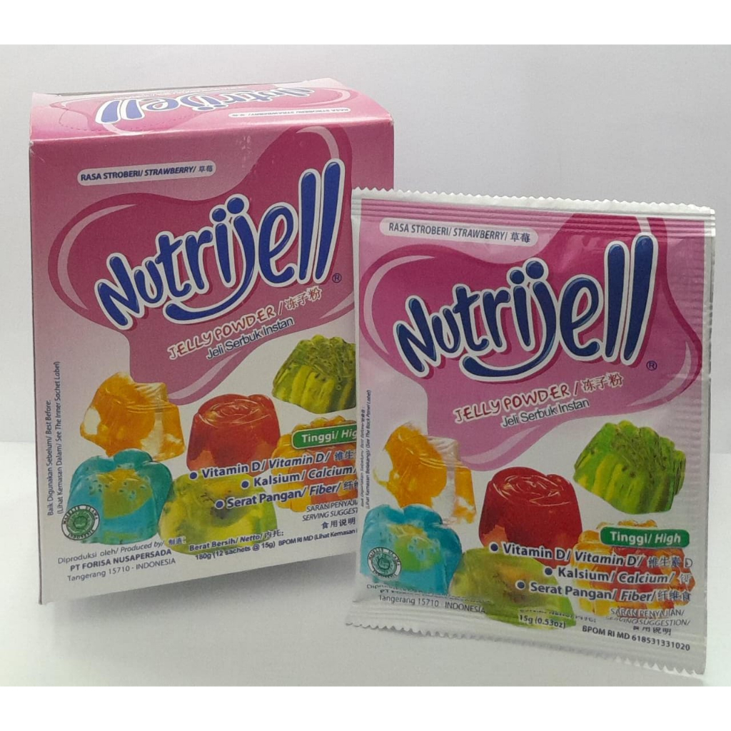 

Nutrijell stroberi 15 gr