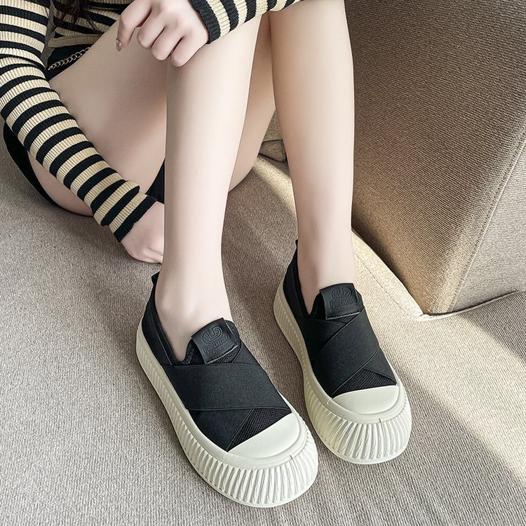 COD POS 571 Sepatu Sneakers Wanita Premium Sepatu Slip On Anak Sekolah