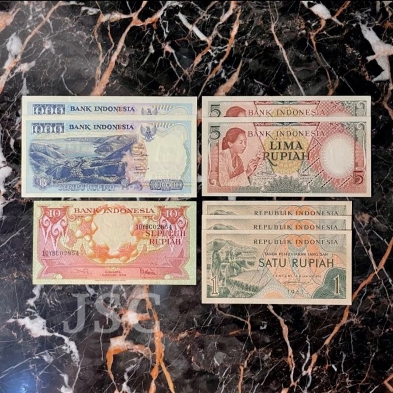 Uang Mahar 2023 Uang Kuno Indonesia Mix Paket