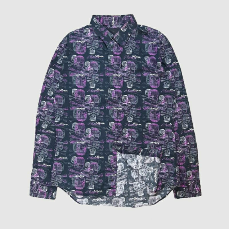 Roen X sematic design crossed bone shirt