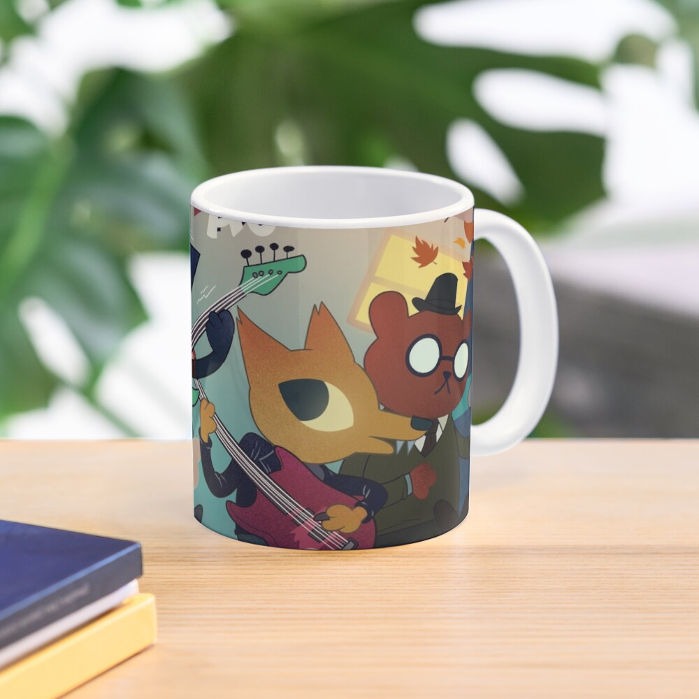 Mug Keramik Night in the woods weird autumn