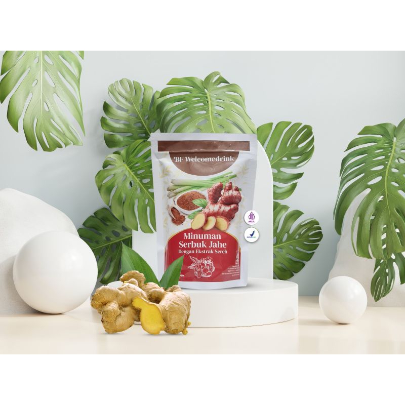

BF Welcomedrink, Minuman Serbuk Jahe Sereh, Minuman Herbal