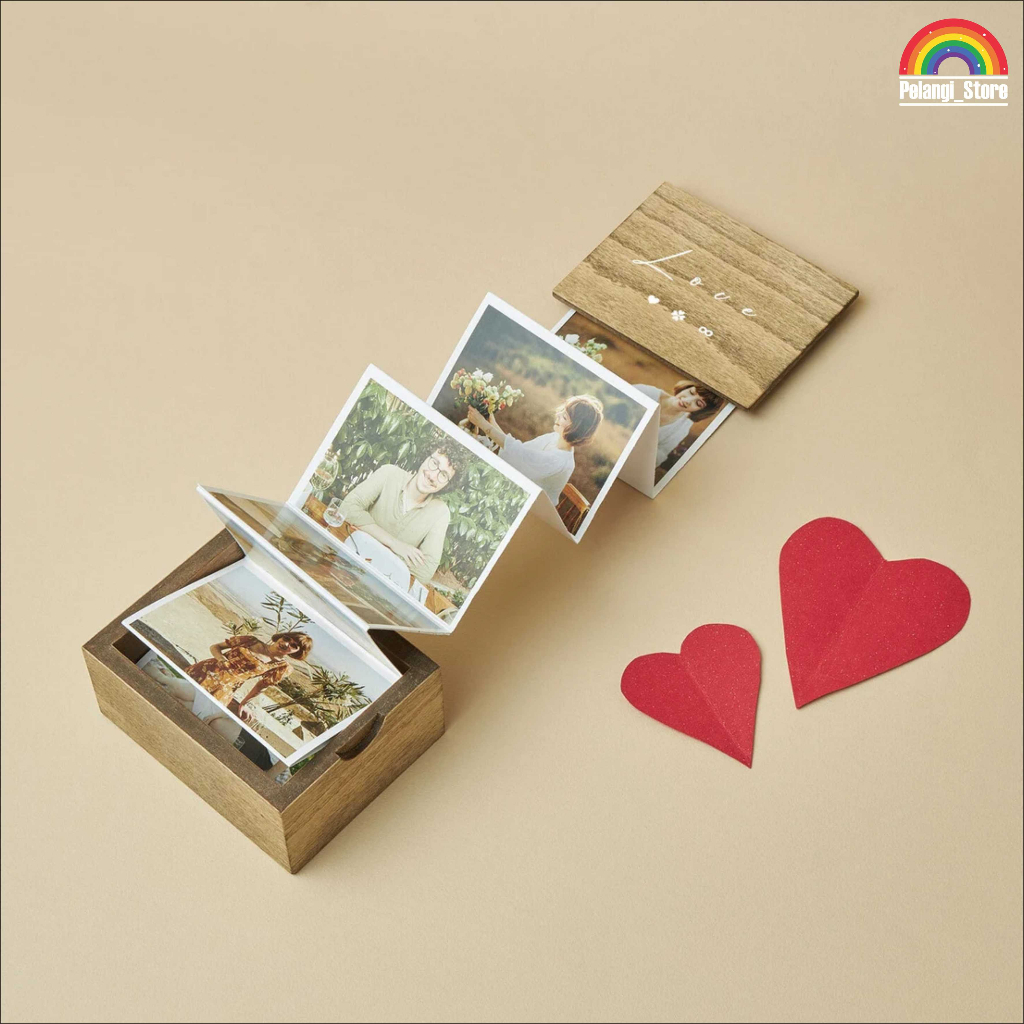 Gift Box (Memory Box) Kotak Kado Anniversary Hadiah Wisuda Souvenir Ulang Tahun Box Kado Foto Custom