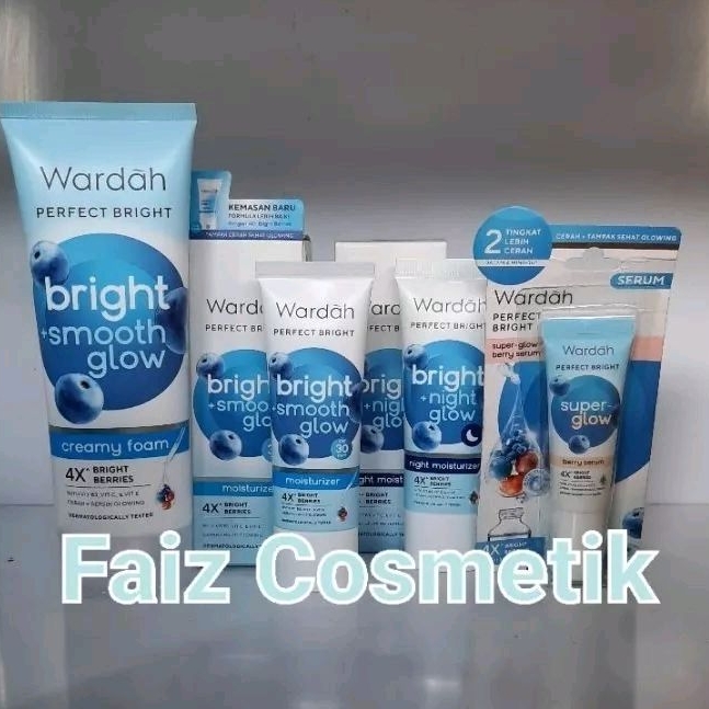 Wardah Perfect Bright Paket perawatan wajah glowing