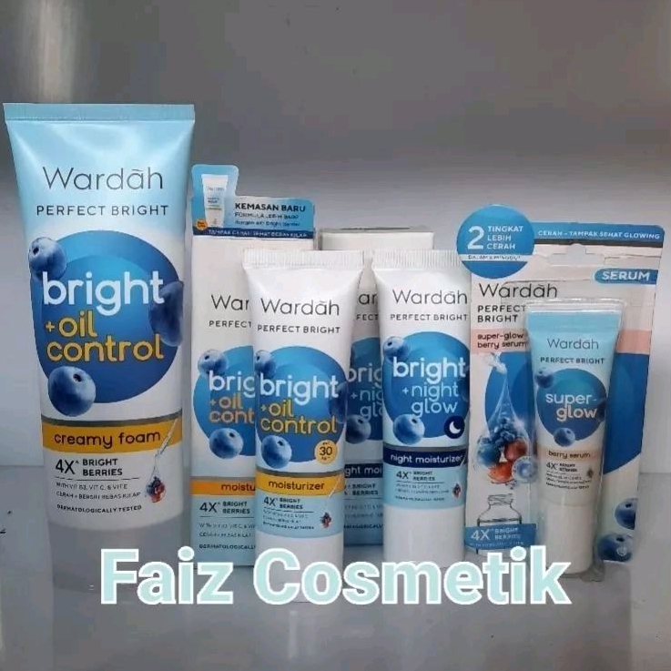 Wardah Perfect Bright Paket perawatan wajah glowing