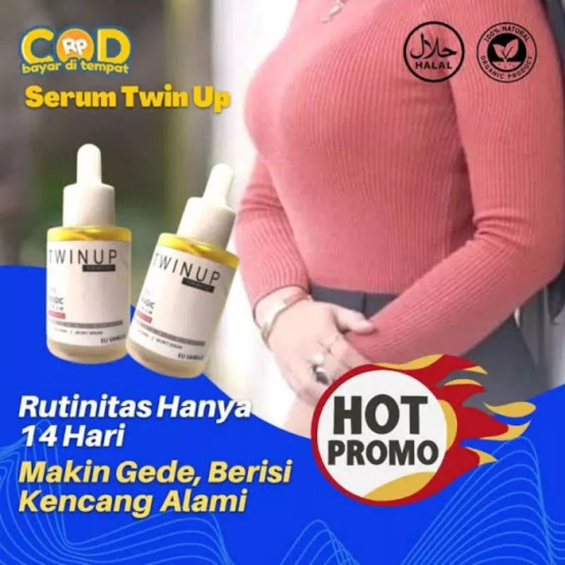TWINUP MAGIC SERUM, SERUM PEMBESAR &  PENGENCANG PAYUDARA