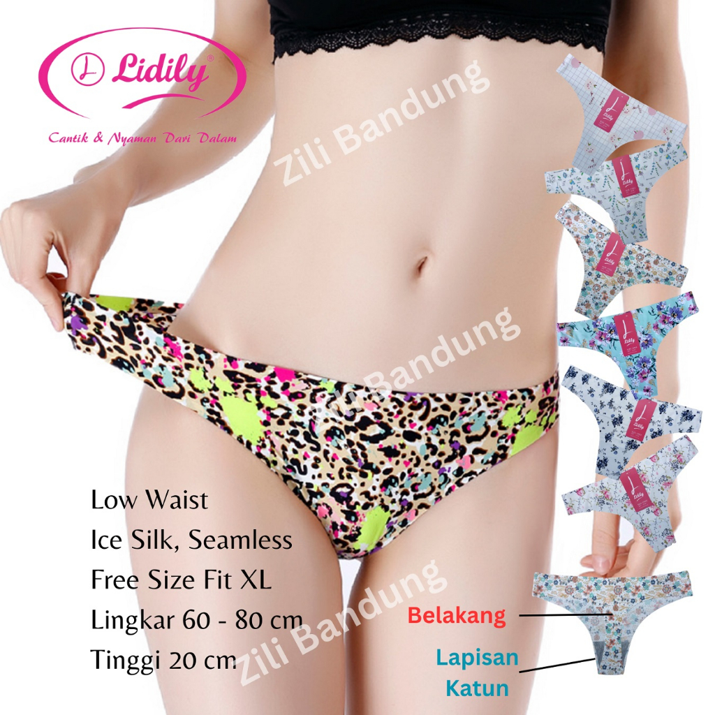 Lydyly Cd Celana Dalam Wanita Seamless G String Sexy