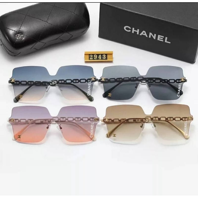 Kacamata fashion import wanita CH 2943 rimless anti UV