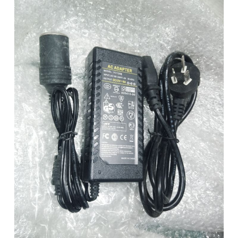 Ac /Dc adapter 12V -8A ,mobicool inventermodel : YU1208