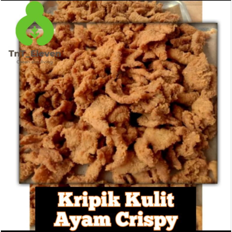 

Kulit ayam Crispy Gurih - Keripik Kulit Ayam Crispy (100gr)