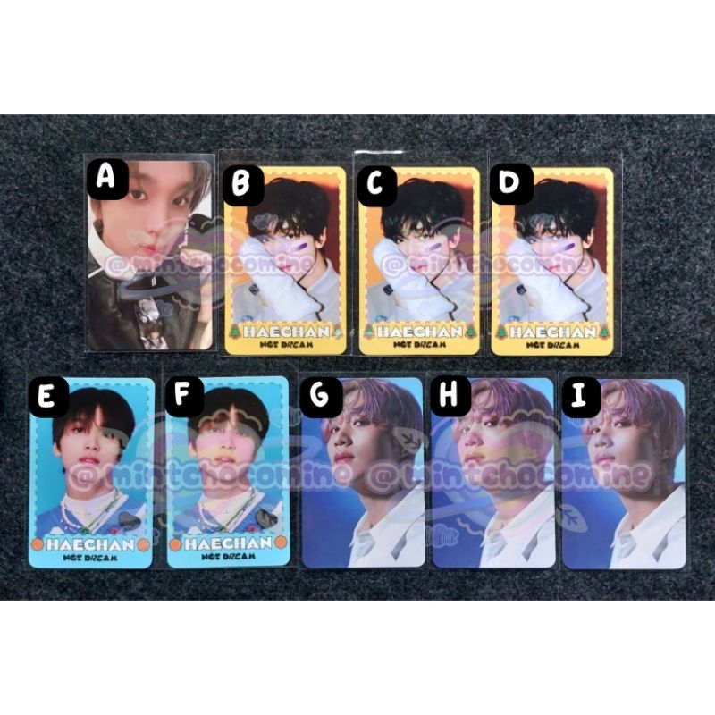 Photocard / PC Haechan trading card candy a b starry day dream selca konsep