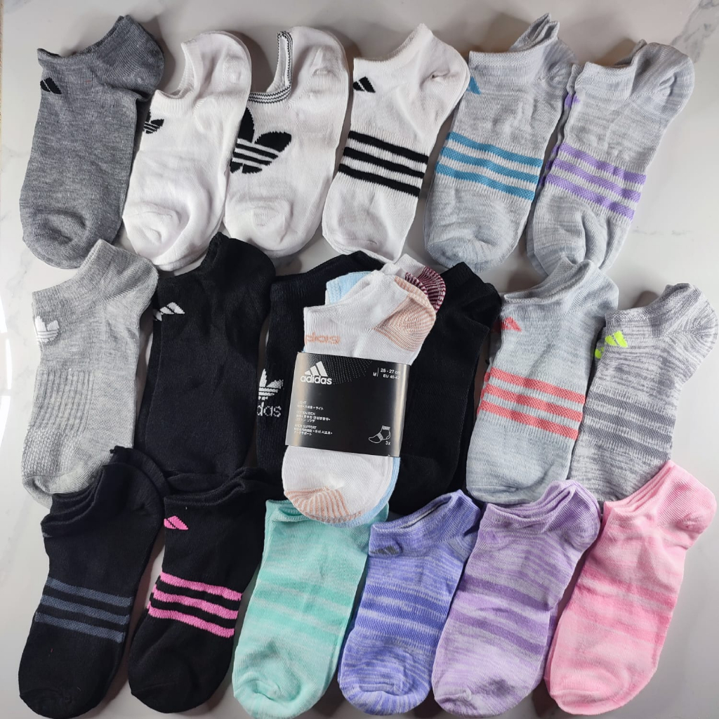 PROMO!!! Kaos Kaki Adidas Women SUPERLITE NO-SHOW Socks POLOS STRIPE