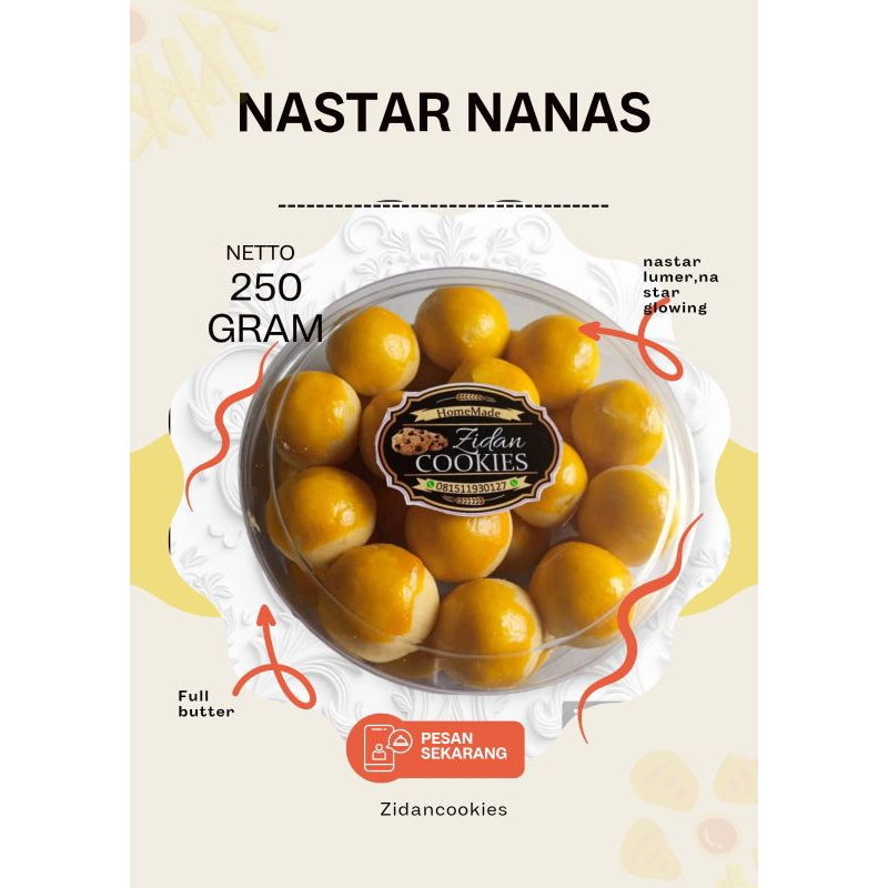 

Nastar Nanas 250 gram/kue kering lebaran