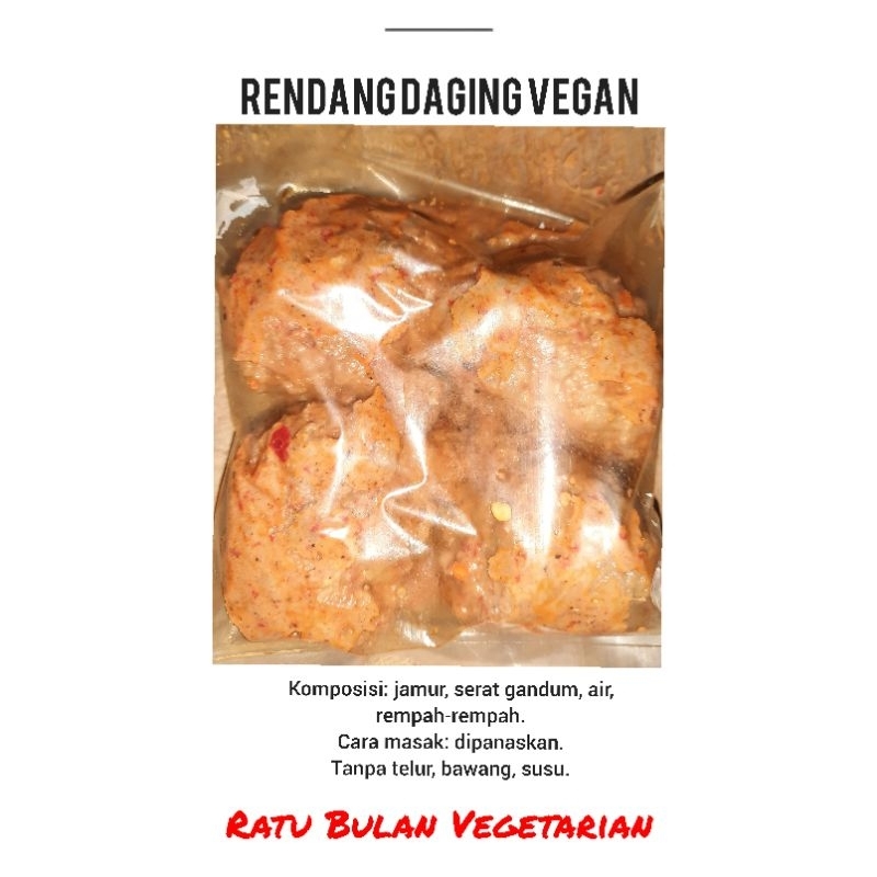 

RENDANG DAGING VEGETARIAN