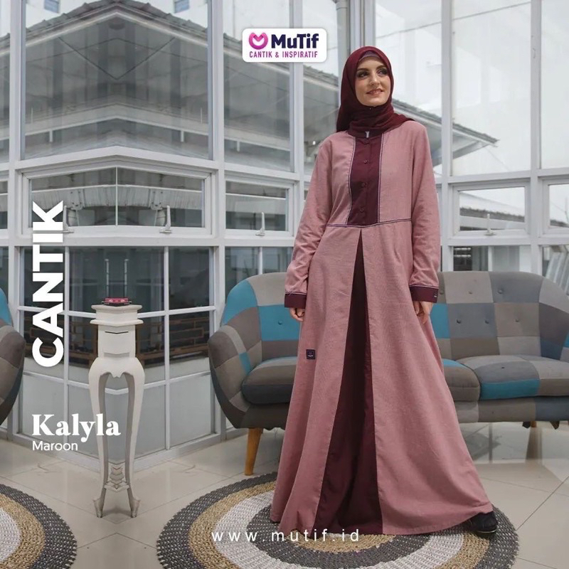MUTIF ORI 100% | Gamis Mutif KALYLA | Mutif Kalyla TERBARU