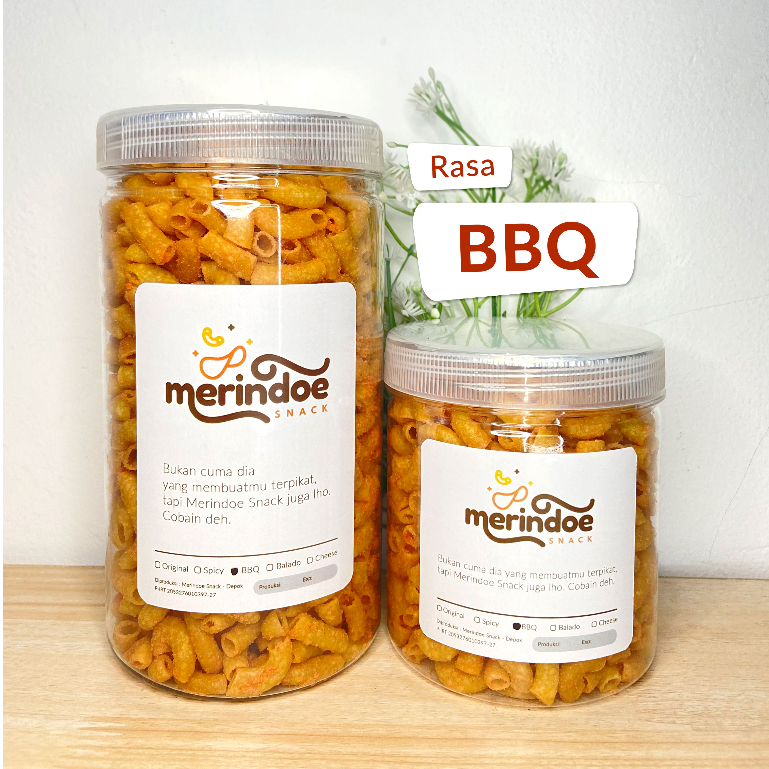 

Makaroni Tasik Rasa Barbeque (BBQ) - Merindoe Snack