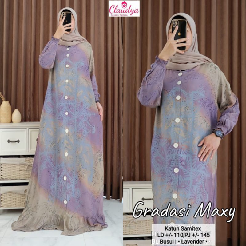 (NEW)GAMIS DRESS OOTD//IZZA JUMBO/GRADASI  MAXY BY CLAUDYA