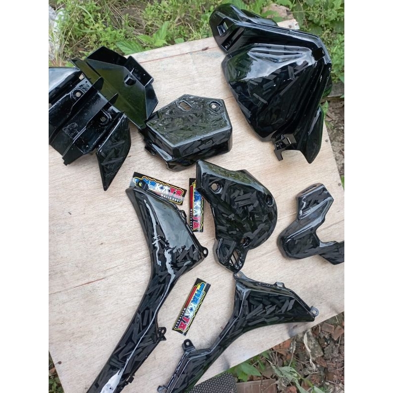 PAKET BODY KASAR VARIO 125&150 NEW SEN PISAH KARBON FORGED DIAMOND CUT ORIGINAL PAKET LENGKAP FULLSE