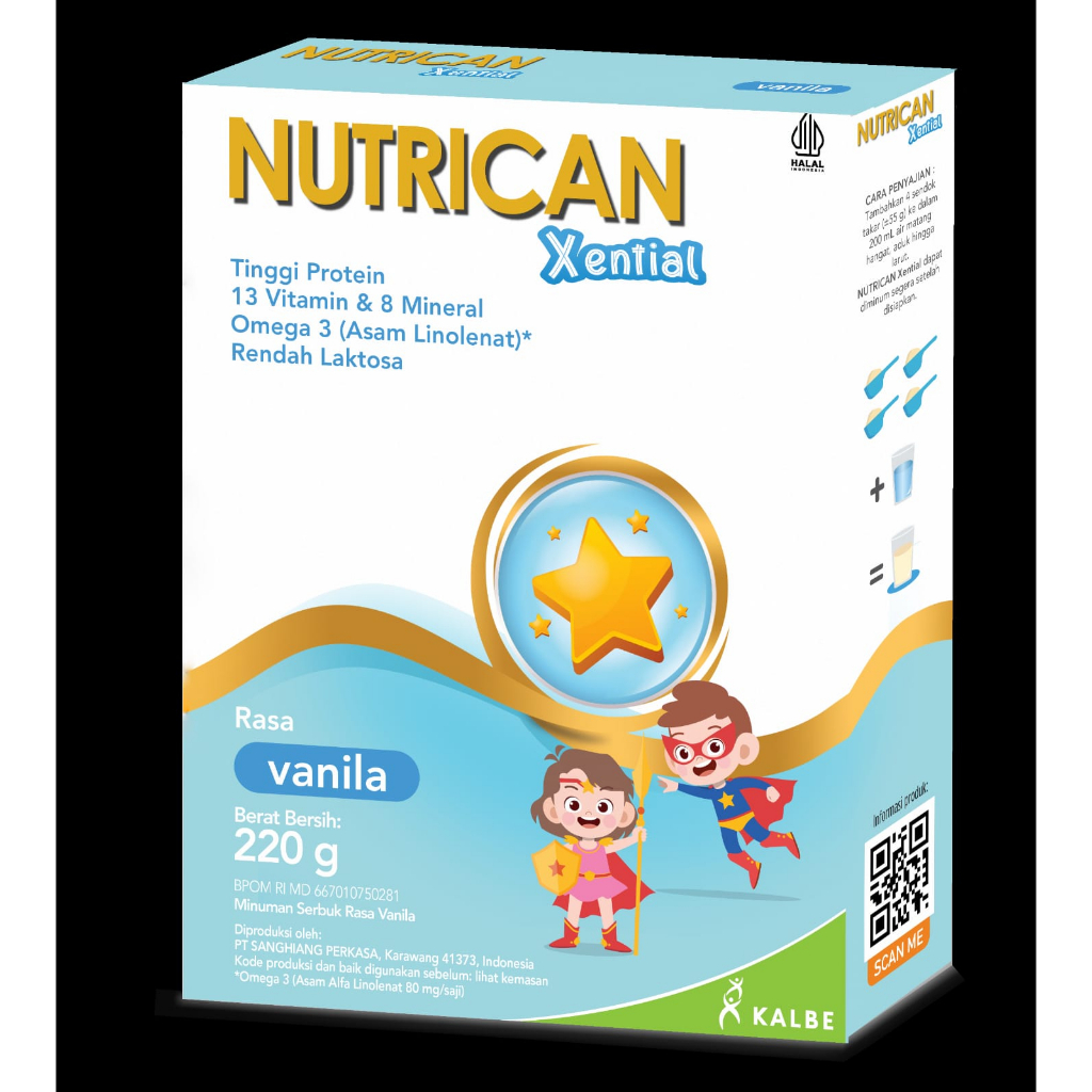 

NUTRICAN XENTIAL 220 gram - Nutrisi Pasien Kanker Anak - Vanilla