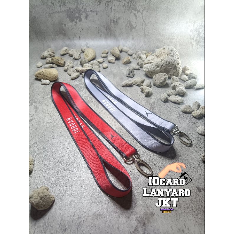 

Tali Lanyard JORDAN Lebar 2cm / Tali ID CARD Lanyard Name Tag Full color printing 2 sisi / Berkualitas tidak luntur Bisa di Cuci / Emika Store