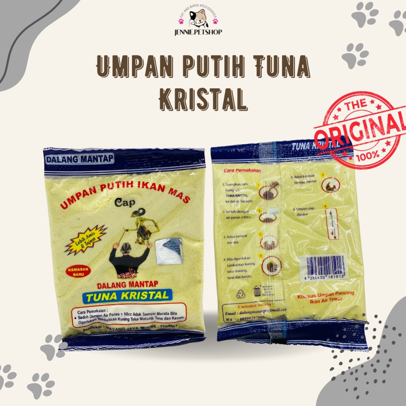 Wayang Tuna Kristal - Umpan Putih Tuna Crytall - Umpan Pelet Ikan Mas