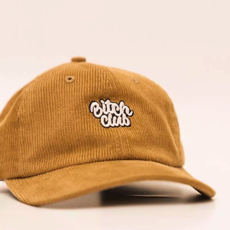 Topi Corduroy Omidoki Topi Baseball Caps Caramel