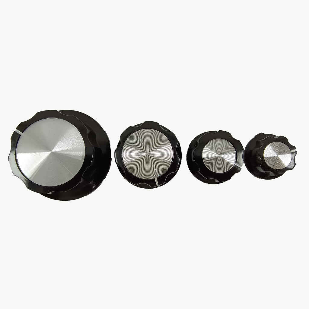 Knop Potensio Bakelit Baut A04 knob Belimbing Diameter 33mm
