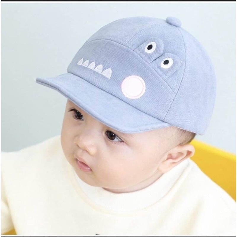 Topi Bayi Karakter Crocodile 0-2 Tahun Free Bordir Nama